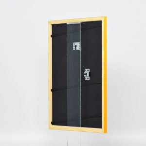 Efektní dřevěný rám profil 89 světle hnědý 20x20 cm akrylové sklo
