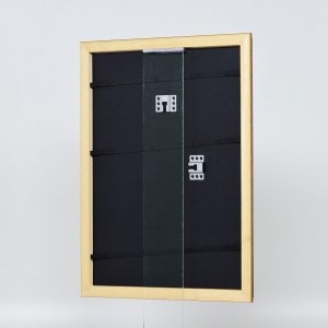 Efektní dřevěný rám profil 21 ořech hnědý 20x20 cm akrylové sklo