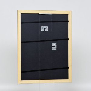 Efektní dřevěný rám profil 21 ořech hnědý 20x20 cm akrylové sklo