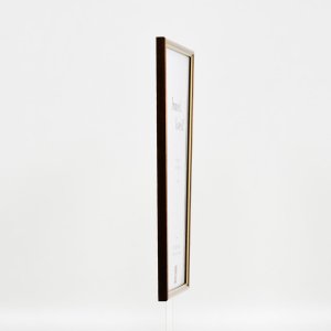 Efektní dřevěný rám profil 23 světle hnědý 20x20 cm muzejní sklo