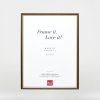 Efektní dřevěný rám profil 23 ořechově hnědý 20x20 cm muzejní sklo