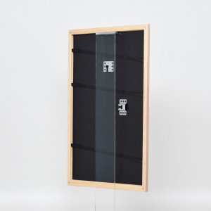 Efektní dřevěný rám profil 32 světle hnědý 20x20 cm muzejní sklo