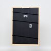 Efektní dřevěný rám profil 32 světle hnědý 20x20 cm muzejní sklo