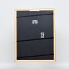 Efektní dřevěný rám profil 89 tmavě hnědý 20x20 cm muzejní sklo