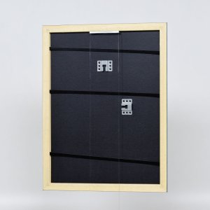 Efektní dřevěný rám profil 21 modrý 20x20 cm muzejní sklo