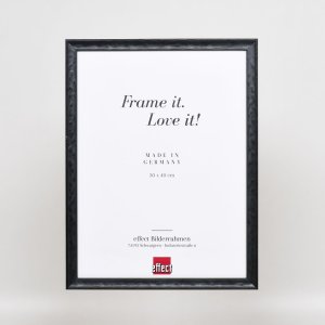 Efektní dřevěný rám profil 2070 muzejní sklo 20x20 cm černý
