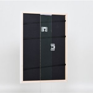 Efektní dřevěný rám profil 2070 muzejní sklo 20x20 cm bílý