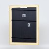 Efektní dřevěný barokní rám profil 37 antické zlato 20x20 cm muzejní sklo