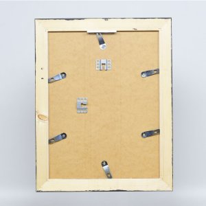 Efektní rám na obrazy z masivního dřeva 2240 černý 20x20 cm akrylové sklo