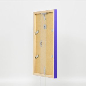 Dřevěný rám Top Cube 20x25 cm fialové antireflexní sklo