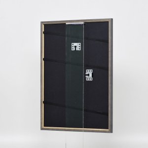 Efektní rám z masivního dřeva profil 25 ořechově hnědý 20x25 cm akrylové sklo