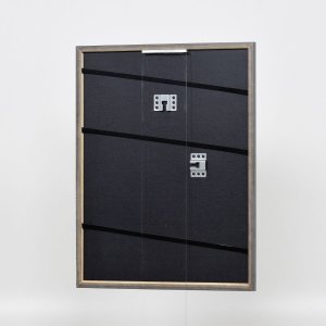 Efektní rám z masivního dřeva profil 25 ořechově hnědý 20x25 cm akrylové sklo