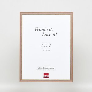 Efektní rám z masivního dřeva profil 25 ořechově hnědý 20x25 cm akrylové sklo