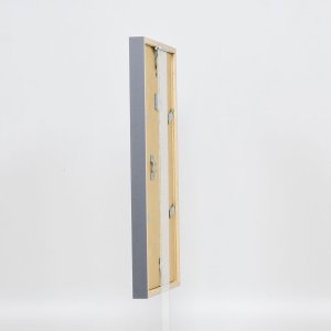 Efektní dřevěný rám profil 35 antracit 20x25 cm normální sklo + distanční rámeček
