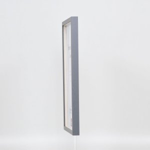 Efektní dřevěný rám profil 35 antracit 20x25 cm normální sklo + distanční rámeček