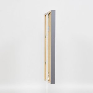 Efektní dřevěný rám profil 35 antracit 20x25 cm normální sklo + distanční rámeček