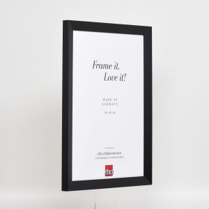 Dřevěný rám s efektem Top N černá 20x25 cm muzejní sklo