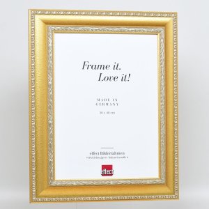 Efekt Barokní obrazový rám profil 31 zlatý 20x25 cm antireflexní sklo