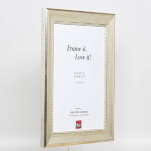 Efektní dřevěný rám profil 95 stříbrný 20x25 cm normální sklo