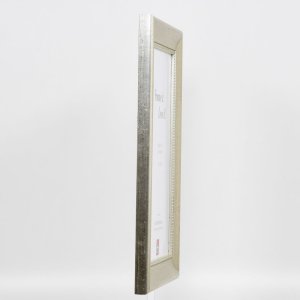 Efektní dřevěný rám profil 95 stříbrný 20x25 cm normální sklo