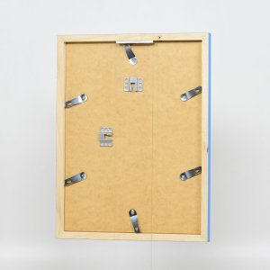 Dřevěný rám Top Cube 20x28 cm modré antireflexní sklo