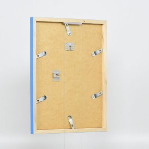 Dřevěný rám Top Cube 20x28 cm modré antireflexní sklo