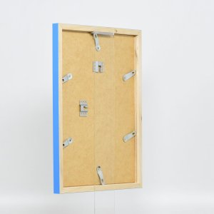 Dřevěný rám Top Cube 20x28 cm modré antireflexní sklo
