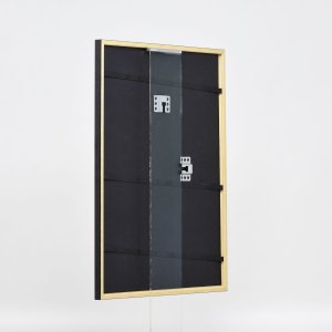 Efektní dřevěný rám profil 23 zelený 20x28 cm antireflexní sklo