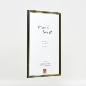 Efektní dřevěný rám profil 23 zelený 20x28 cm antireflexní sklo
