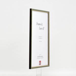 Efektní dřevěný rám profil 23 zelený 20x28 cm antireflexní sklo