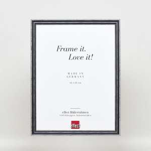 Efektní dřevěný rámový profil 38 šedý 20x28 cm antireflexní sklo