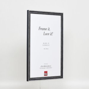 Efektní dřevěný rámový profil 38 šedý 20x28 cm antireflexní sklo