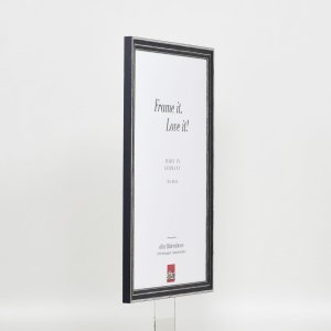 Efektní dřevěný rámový profil 38 šedý 20x28 cm antireflexní sklo