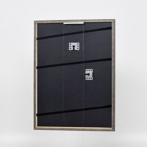 Efektní rám z masivního dřeva profil 25 šedý 20x28 cm akrylové sklo