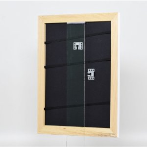 Efektní rám z masivního dřeva profil 30 bílý 20x28 cm čiré sklo