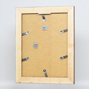 Efektní dřevěný rám 2400 hnědý 20x28 cm antireflexní sklo