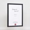 Efektní dřevěný rám profil 2070 antireflexní sklo 20x28 cm černý