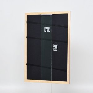 Efektní dřevěný rám profil 32 světle hnědý 20x28 cm muzejní sklo