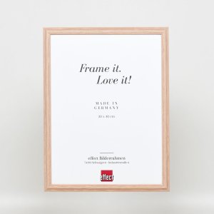 Efektní dřevěný rám profil 32 světle hnědý 20x28 cm muzejní sklo