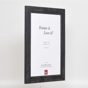 Efektní rám na obrazy z masivního dřeva 2240 černý 20x28 cm antireflexní sklo