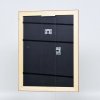 Efekt dřevěný barokní rám profil 37 antické stříbro 20x28 cm muzejní sklo