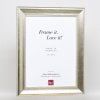 Efektní dřevěný rám profil 95 stříbrný 20x28 cm antireflexní sklo