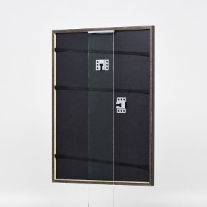 Efektní dřevěný rám profil 23 modrý 20x30 cm antireflexní sklo