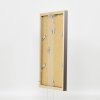 Dřevěný rám Top Cube 21x28 cm platina normální sklo