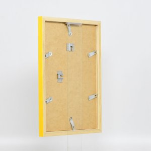 Dřevěný rám Top Cube 21x28 cm žluté antireflexní sklo