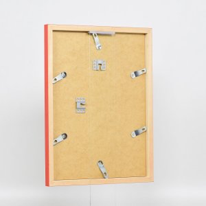 Dřevěný rám Top Cube 21x28 cm červené antireflexní sklo