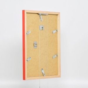 Dřevěný rám Top Cube 21x28 cm červené antireflexní sklo
