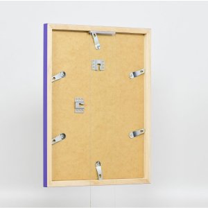 Dřevěný rám Top Cube 21x28 cm fialové antireflexní sklo