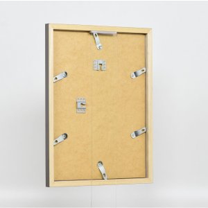 Dřevěný rám Top Cube 21x28 cm platinové antireflexní sklo