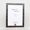 Efektní obrazový rám 2311 antracit 21x28 cm antireflexní sklo